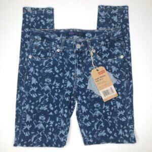 New Levi's Girl Super Stretchy Knit Pattern Jeans